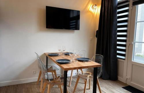 Grand Studio Ceo Bauer, en plein centre de Sainte-Mère-Eglise pour 2 pers - Foto 8