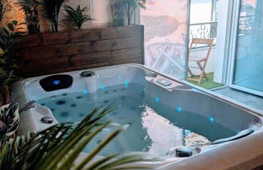 Les Spas de la mer, Appart&Spa Canopée, 100m de la plage, Love Room - Foto 52