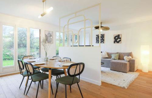 Garden Suite Suresnes 5 persons 2 BR near La Defense - Foto 5