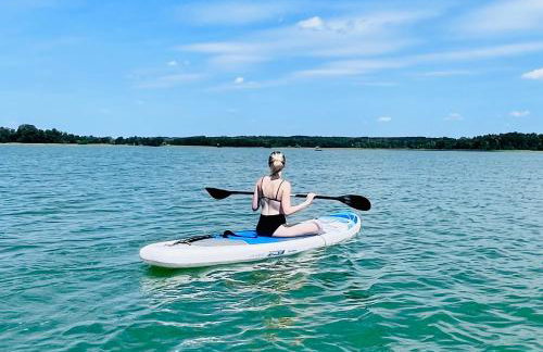 Mazursko - komfortowe apartamenty nad jeziorem, sauna, kominki na parterze - Foto 47