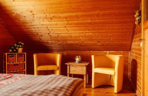 Der Fuchsbau - 3 separate Blockhäuser - ruhige Lage - 50m bis zum Wald - eingezäunter Garten - Foto 20