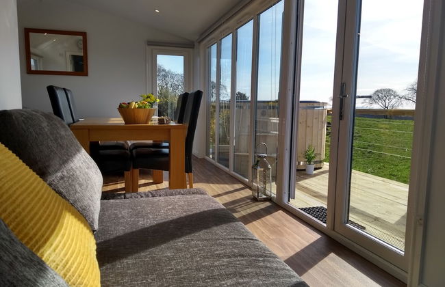 Cleeves Cabins, Arran Luxury Lodge With hot tub - Foto 6