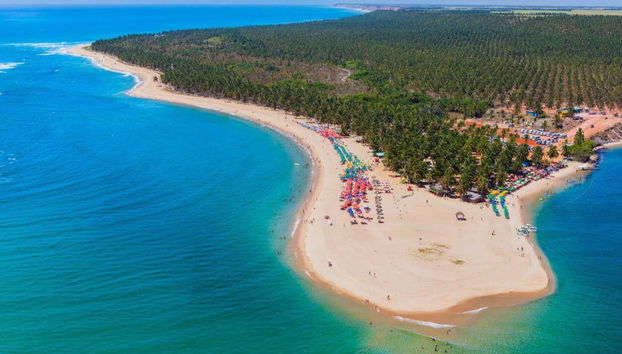 Panorámica de Playa de Gunga
