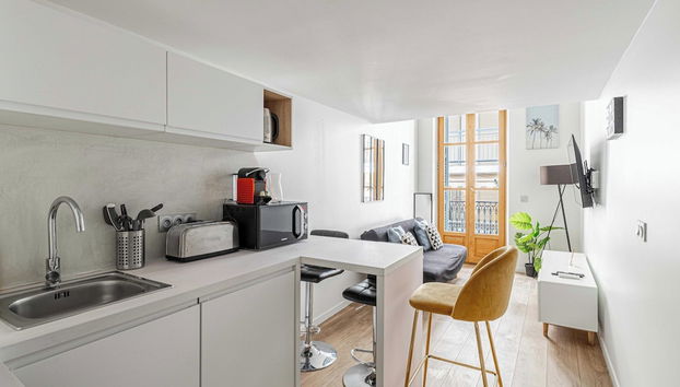 Bright Duplex With a Mezzanine - Cannes Center - Foto 3, Cocina privada