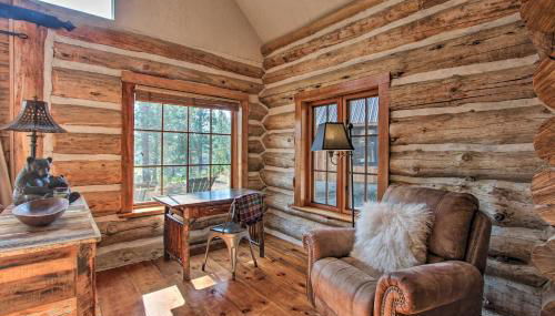 Snow Pine Retreat - Remote Crescent Log Cabin! - Foto 4