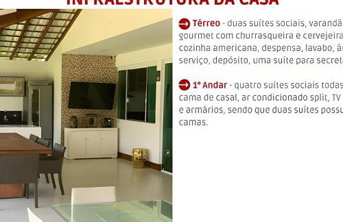 Casa Malu 5 Suítes 50 Metros do MAR Guarajuba-BA - Photo 31