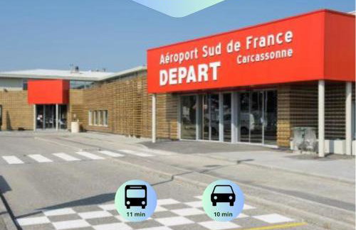 Vue imprenable cité Carcassonne - 4 personnes - Foto 16