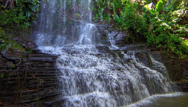 Pedro II Tour - Photo 4, Taking in the crystal clear waters of the waterfall