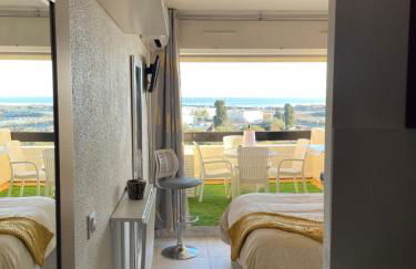 SHOWTIME NATURISTE PORT NATURE 6 parking privé clim ascenseur vue mer - Foto 8