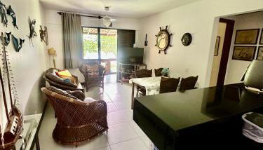 Flat Guarajuba 4 quartos térreo à Beira Mar - pé na areia - governança com arrumadeira e Wi Fi inclusos - Foto 3