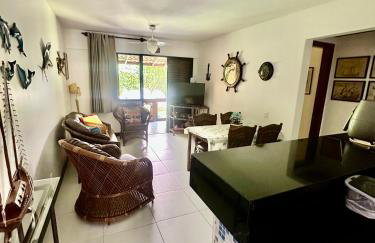 Flat Guarajuba 4 quartos térreo à Beira Mar - pé na areia - governança com arrumadeira e Wi Fi inclusos - Foto 3