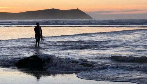 Atlantic View Coach House, North Cornwall seafront, 5 star Gold - Foto 2