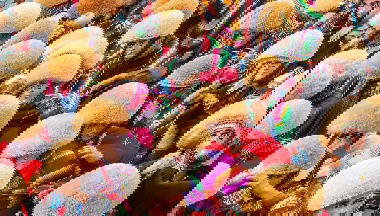 Traditional clothing and masks