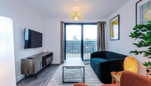 Modern 2BR Apartment in Manchester with Parking - Foto 1