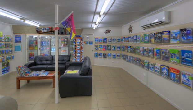 Check-in/check-out kiosk