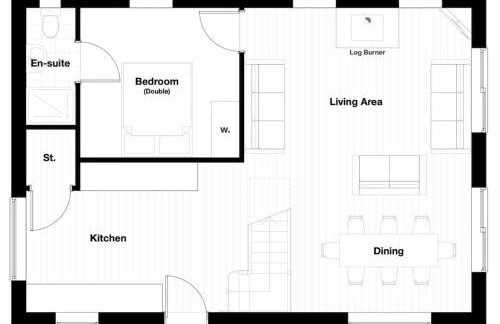 Farley, woodland lodge with hot tub for 8 - Foto 38