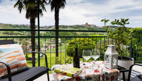Slow Villa Barbara - Wine Estate with Private Pool, Air Conditioning and Panoramic Views on Castle and Vineyards - Photo 3, Garden, Garden view