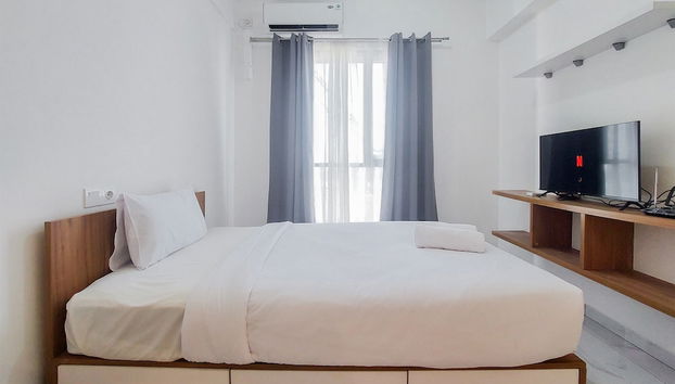 Minimalist And High Floor Studio At Sky House Alam Sutera Apartment - Foto 2, Habitación