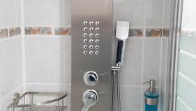 App mit Klima, Pool, Garage für Auto, Bike, Skier, AktivCARD optional - Foto 5, Shower