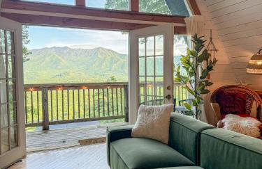 Big Mountain View! Downtown Gatlinburg Chalet Village! Hot Tub! Fan Favorite! AFrame Dreams! Magazine-Featured! Stunning Interiors! Little Green Cabin - Photo 10