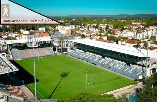 Douce Escale - Agen sud, T2, RDJ, clim réversible, proche ENAP - Foto 26