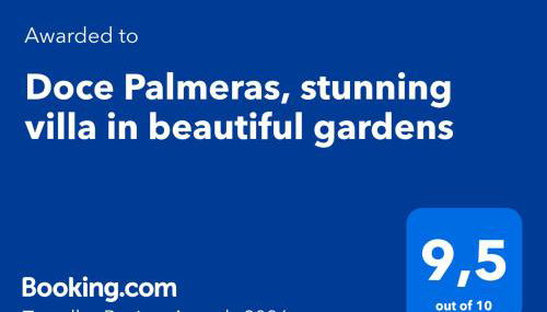Doce Palmeras, stunning villa in beautiful gardens - Foto 2