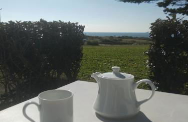 Charmant logement Guidel Plage, vue mer, piscine chauffée, avec une chambre - Foto 17