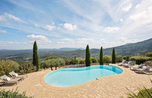 Villa La Genestière - Familienoase und Golfertraum mit Infinity-Pool und 180-Grad-Panoramablick bis zum Meer - Foto 26