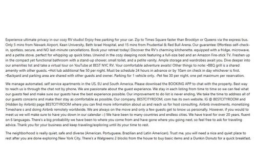 Best RV-Camper To Visit NYC-Hot Tub-Free Parking - Foto 13