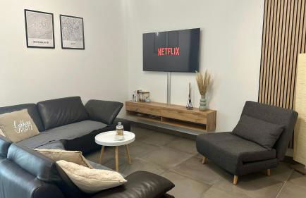 Barrierefreie Ferienwohnung in Winterscheid nahe Köln Bonn bis 4 Personen mit Netflix und mehr - Foto 7