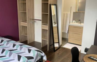 Superbe Chambre parentale avec salle de bains privée et WC privés, wifi, cuisine - Foto 3