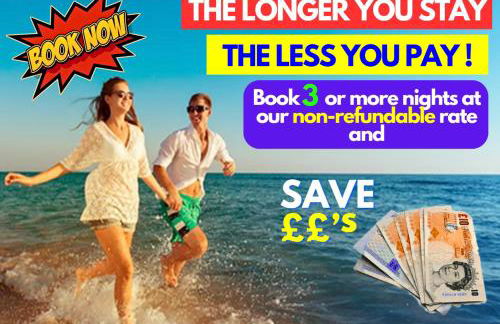 Romantic Cosy Cottage with Beach & Attractions just mins away! Perfect for Couples & Family Stays - Free Parking, Large Garden & Free WiFi - Foto 9