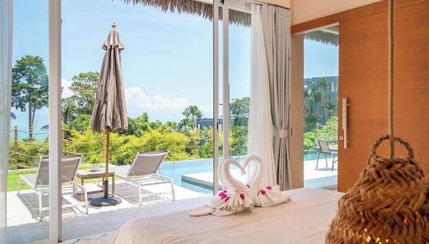 Boho Seaview Villa-Tranquil 2BR - KBR19 - Foto 4, Habitación