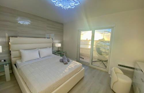 Panoramic luxurious waterfront one bedroom apartment with Miami skyline view Free parking 5min drive to Miami Beach - Foto 24
