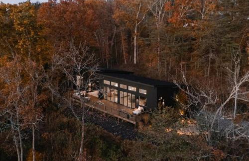 Glass House - Hot Tub - Voted AVL's #1 Luxe Stay - Foto 39