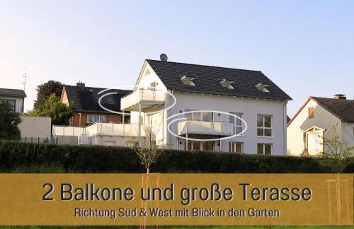 Ferienhaus Höckelheim- 300qm - 3 Wohnungen - 12 Zimmer - bis 18 Gäste - Kleinkinder reisen gratis - für Familien und Gruppen - Küchen mit Spülmaschine Backofen, Mikrowelle - Smart-TV - WLAN - Fußbodenheizung, Klimaanlage & Raffstores - nähe Göttingen - Foto 40
