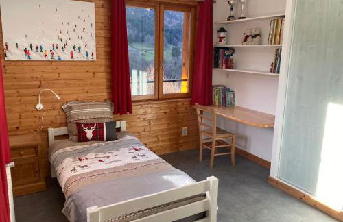 l'Echo des Glieres vue montagne centre village sauna & grill - Foto 22