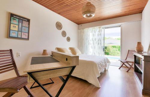 Villa pour 9 sur le Port de Taussat avec piscine - Photo 18