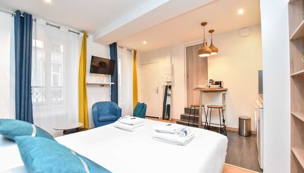 Modern Studio in the Heart of Paris - Foto 5, Habitación