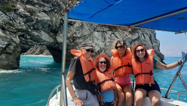 On the boat to Tortuga