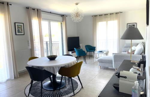 BELLA CRUZ 66 m2 prestations premium, wifi, balcon, parking avec borne de recharge électrique, plage Prieuré, Commerces - Foto 6