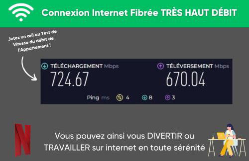 Cozy - 3 Chambres - Netflix - Kitchenette - Le Montesquieu - Foto 13