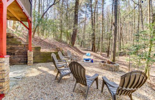 Secluded Cherry Log Cabin with Hot Tub and Swings! - Photo 35
