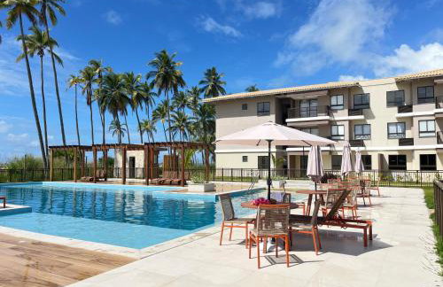 Apê pé na areia Ilhéus - beira mar, acesso direto à praia, piscinas, jogos, espaço kids - Vog Marine - Foto 49