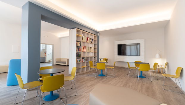 Zona de estar del vestíbulo