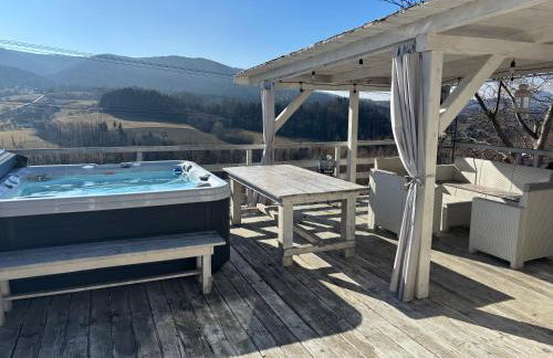 Koperkowy Raj Beskid Wyspowy Domek Małopolska Jacuzzi Playroom - Foto 40