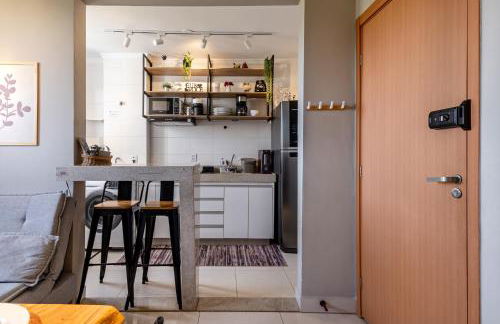 Flats Praia Uberlandia - Apt próximo ao Praia Clube - Area de lazer com Portaria 24 horas, piscina, academia, brinquedoteca, churrasqueira e áreas verdes para caminhadas - Foto 77