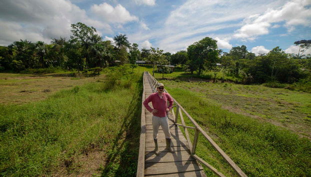 Indo da Comunidade de Santa Teresita para a selva