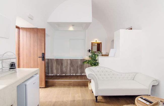 Santorini Luxury Suite w Rooftop Hottub Seaview - Foto 5