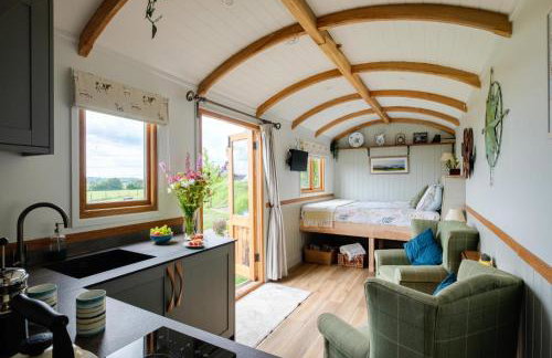 The Acorn - Luxury Shepherds Hut hot tub panoramic views - Foto 28